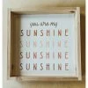 Emrose Decor You Are My Sunshine Stacked Wooden Sign