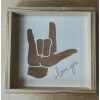 Emrose Decor I Love You Hand Sign