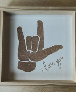 Emrose Decor I Love You Hand Sign