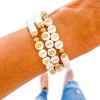 J+j Bracelets Gigi White Bracelet