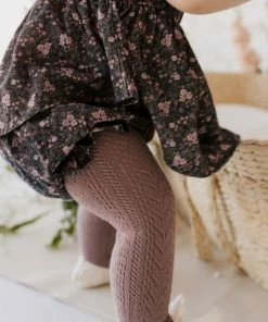 Jamie Kay Dustywood Cable Weave Tights