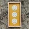 Emrose Decor Smiley Face Mustard Yellow Sign