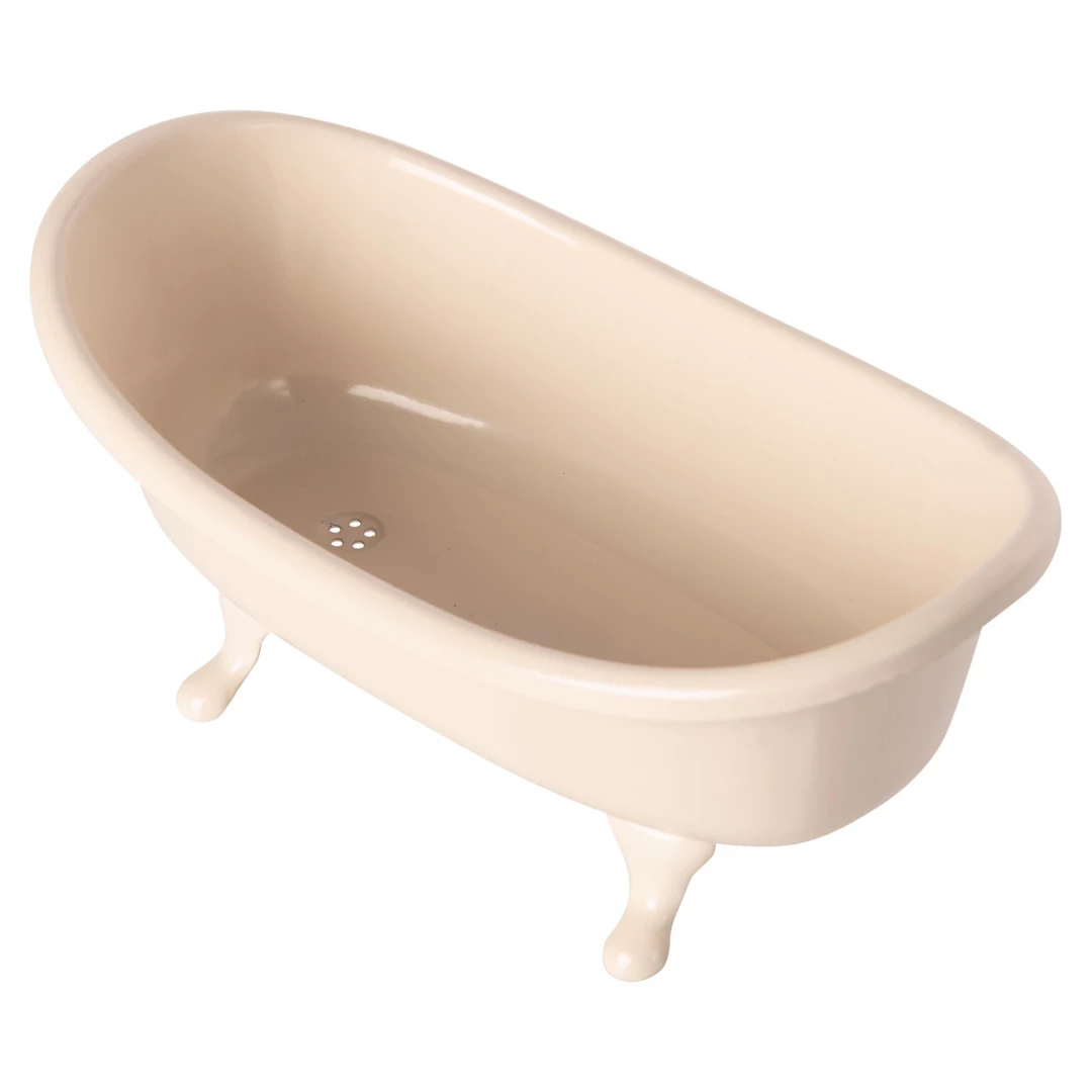 Maileg Toys Cream Miniature Doll House Bathtub Toy 4 Maileg Toys Cream Miniature Doll House Bathtub Toy