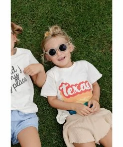 Morado Design Texas Bubble Repeat Natural Organic Tee