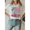 J+j Hotel California White Tee Graphic Tees