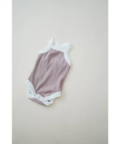 Orcas Lucille Bodysuits Taupe Mauve Tank Bodysuit