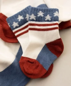 Joss + J Online Shop 16 Olivia J Footwear Stars + Stripes Socks
