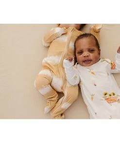 Joss + J Holland Bamboo Knotted Gown The Garcia Diaries Collection Preemie + Newborn