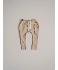 Orcas Lucille Almond Ribbed Pocket Joggers