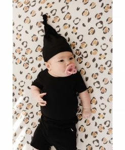 Joss + J Leopard Muslin Crib Sheet