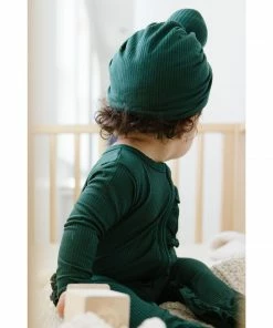 Joss + J Emerald Green Knotted Turban Hat Headwear