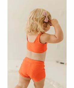 Joss + J Salty Orange Swim Shorts