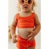 Joss + J Salty Orange Tankini Swim Top 2 Joss + J Salty Orange Tankini Swim Top