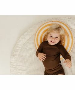 Joss + J Coco Brown Long Sleeve Swim Suit