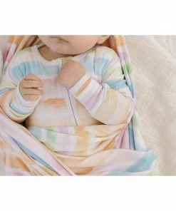 Joss + J Online Shop 8 Sunset Stripe Bamboo Swaddle - Arrows & Bow X Joss + J