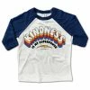 Rivet Apparel Kindness Is My Superpower Baseball Tee Graphic Tees