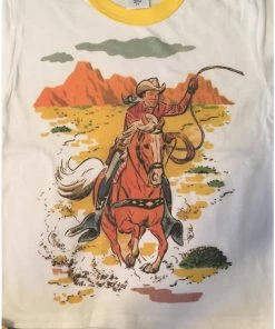 Gina Tees Lasso Cowboy Tee Tops