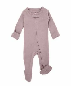 Loved Baby Lavender Organic Cotton Zip Sleeper Sleepers