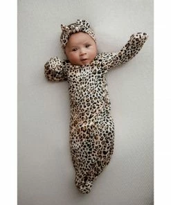 Three Little Tots Leopard Knotted Gown