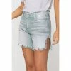 J+j Grey Green Women's Boyfriend Shorts