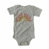 Rivet Apparel Bodysuits Little Sister Heather Onesie