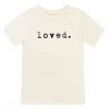 Tenth + Pine Loved Black + Natural Organic Tee Tops