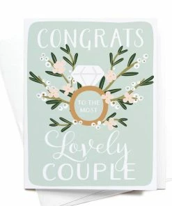 Onderkast Congrats To The Most Lovely Couple Greeting Card