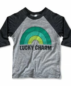 Rivet Apparel Graphic Tees Lucky Charm Baseball Tee