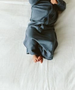 Goumi Kids Preemie + Newborn Midnight Thermal Bamboo Gown