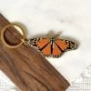 Elyse Breanne Designs Monarch Butterfly Metal Keychain Keychains