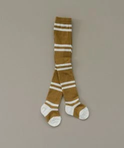 Olivia J Sylvie Burnt Mustard Tights Footwear