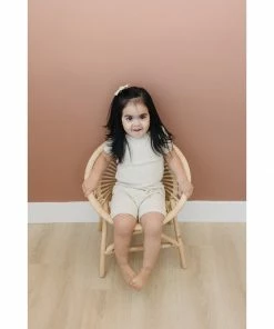 Mebie Baby Oatmeal Organic Cotton Waffle Short Set