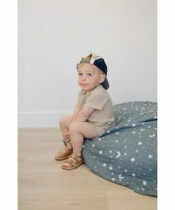 Mebie Baby Two-Piece Sets Oatmeal Organic Cotton Ribbed Short Set