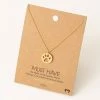 Fame Accessories Necklaces Paw Print Pendant Necklace