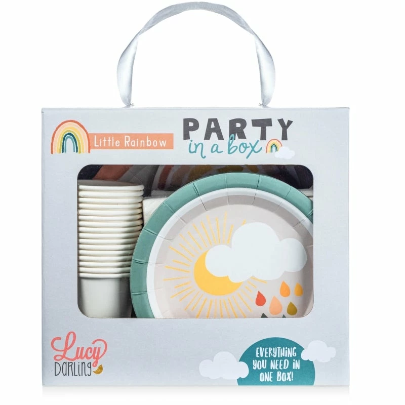Lucy Darling Party Time Little Rainbow Party - Birthday Party Supplies In A Box 3 Lucy Darling Party Time Little Rainbow Party - Birthday Party Supplies In A Box