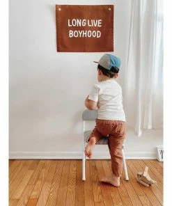 Imani Collective Rust Long Live Boyhood Banner Decor