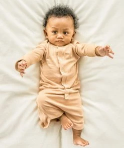 Goumi Kids Sandstone Convertible Bamboo Gown Preemie + Newborn 10 Goumi Kids Sandstone Convertible Bamboo Gown Preemie + Newborn