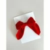 Cricket + Ruby Scarlet Red Velvet Oversized Hair Bow Clip Headwear