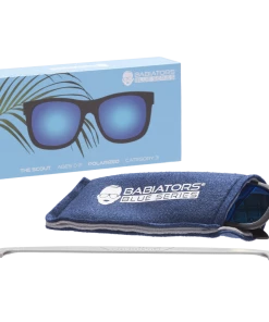 Babiators The Scout Black Frame + Blue Lens Polarized Sunglasses