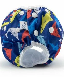 Beau + Belle Littles Sharks Reusable Swim Diaper
