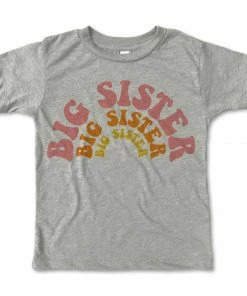 Rivet Apparel Big Sister Heather Stone Vintage Tee Graphic Tees