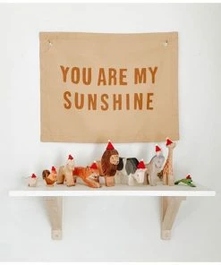 Imani Collective Decor Peach You Are My Sunshine Banner