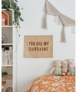 Imani Collective Decor Peach You Are My Sunshine Banner
