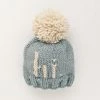 Huggalugs Hi Surf Blue Knit Beanie