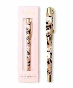 Fox + Fallow Taupe Magnolias Roller Pen