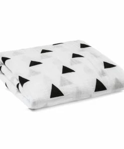 Modern Burlap Swaddles + Blankets Triangles Muslin Swaddle
