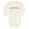 Tenth + Pine Perfect Black + Natural Organic Long Sleeve Onesie Bodysuits 1 Tenth + Pine Perfect Black + Natural Organic Long Sleeve Onesie Bodysuits