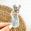Elyse Breanne Designs Paper Goods Watercolor Vase Sticker