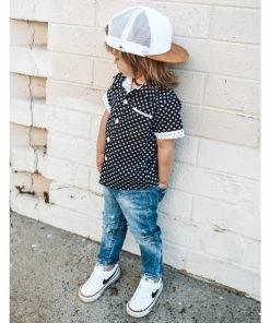 George Hats White + Tan Trucker Hat